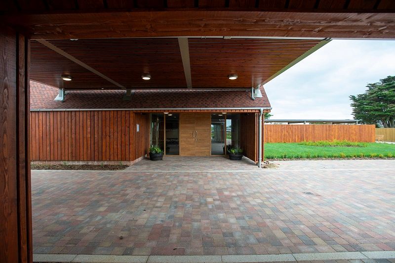 Arun Crematorium Covered Walkway