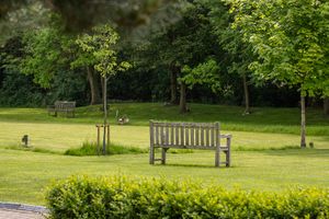 West Wiltshire Crematorium Grounds With Benches