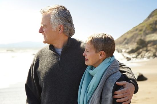 Couple at beach