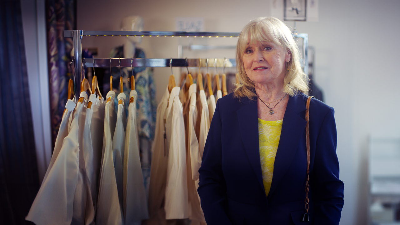 Sue Cook In Shop From Our Cremation Advert