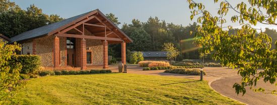 Crematorium sunset