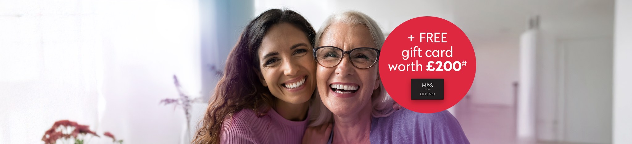 Younger Woman And Older Woman Laughing Mobile Banner