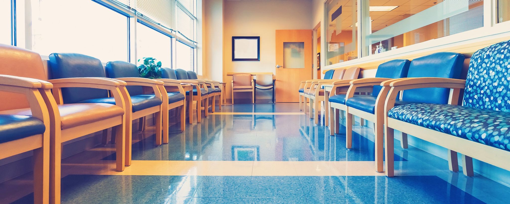 Hospital Waiting Room With Chairs