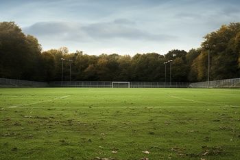 Local Grass Football Field
