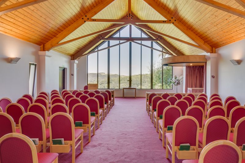 Aberystwyth Crematorium & Cemetery seating area