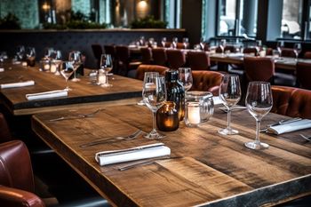 Table In A Modern Restaurant