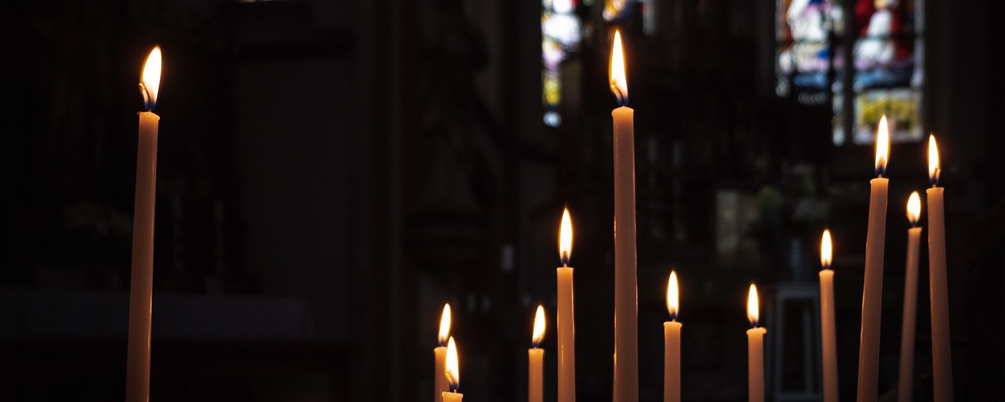 Candles In Religious Chapel