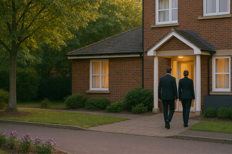 Funeral Directors approaching care home