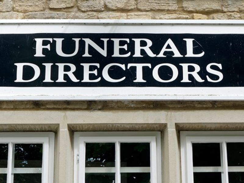 Funeral directors exterior