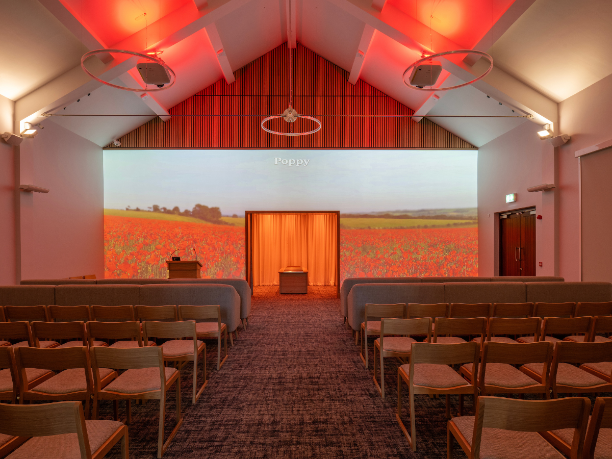 ELO - East Lothian Crematorium Supervenue wall 1