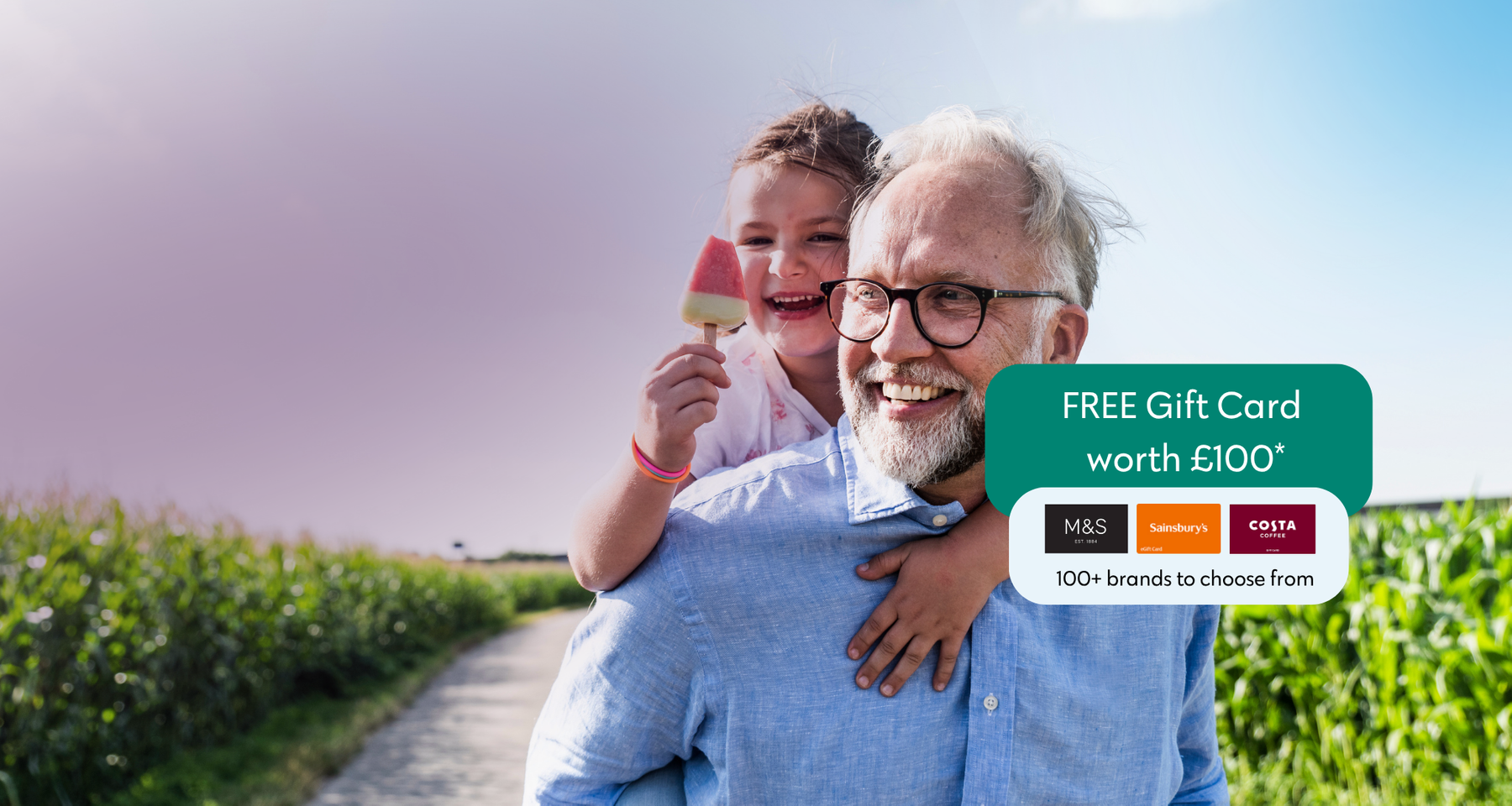 Funeral Service Plan  &pound;100 gift card