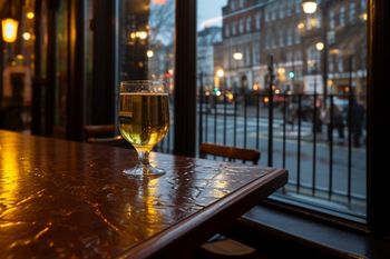 Beer On Table In Pub