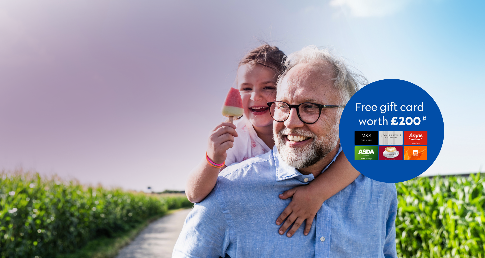 Man and Grandchild GC Promo