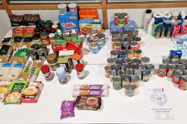 Distinct Cremations Foodbank Donations