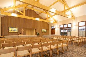 Bishopbriggs Crematorium Chapel Inside